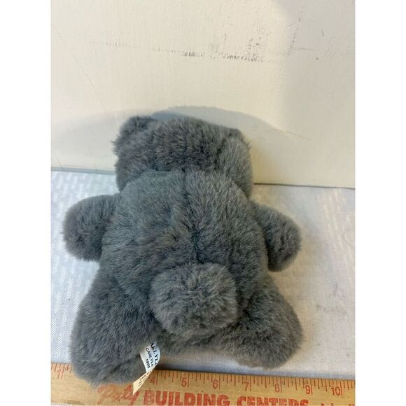 Carlyle &Co. Bear Cub 1995 gray bear bow (zipper compartment) vintage - Picture 2 of 4